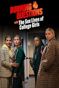 Reneé Rapp, Alyah Chanelle Scott, Amrit Kaur, and Pauline Chalamet in Burning Questions With "The Sex Lives of College Girls" (2022)