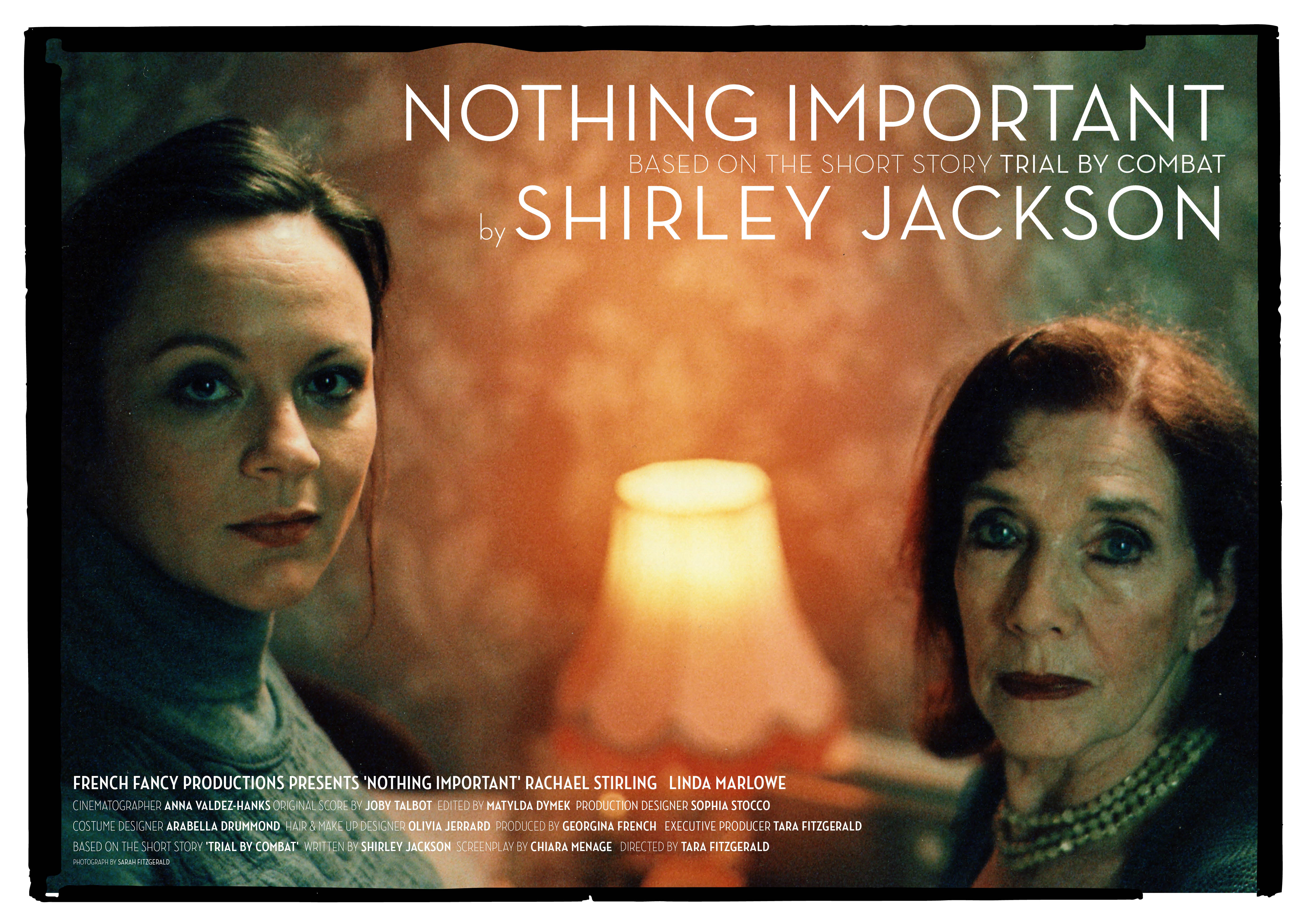 Linda Marlowe and Rachael Stirling in Nothing Important (2018)