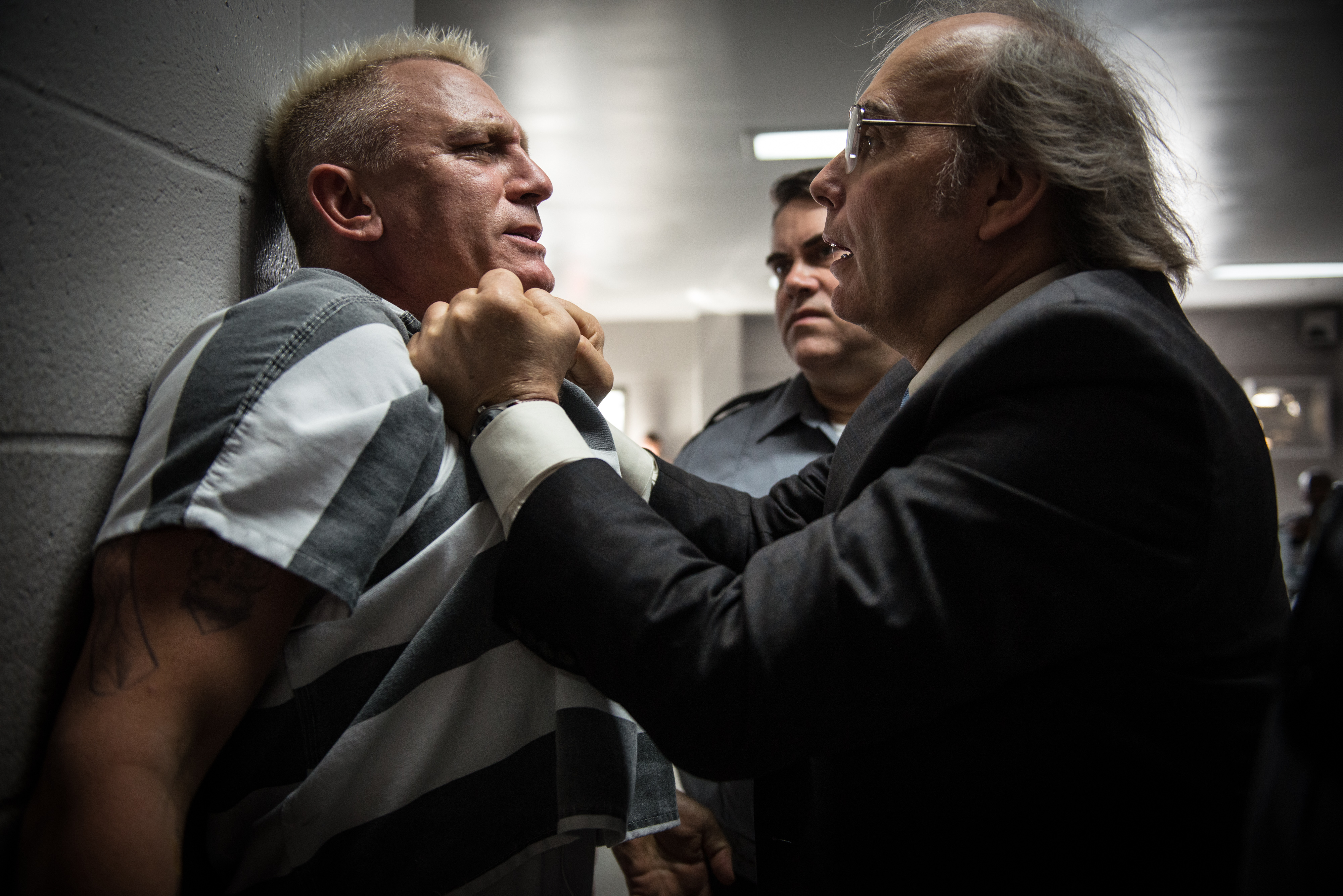 Daniel Craig, Keith Hudson, and Dwight Yoakam in Logan Lucky (2017)