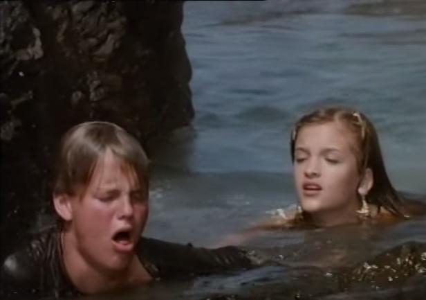 Zachery Ty Bryan and Jessie-Ann Friend in Magic Island (1995)