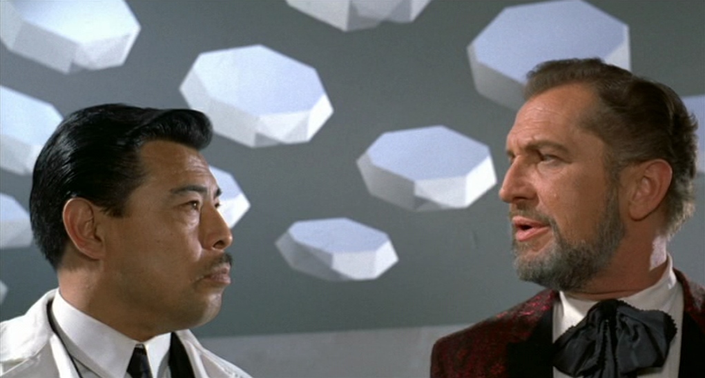 Vincent Price and George Wang in Dr. Goldfoot and the Girl Bombs (1966)