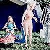 Sandra Caron, Kenneth Williams, and Barbara Windsor in Carry on Camping (1969)