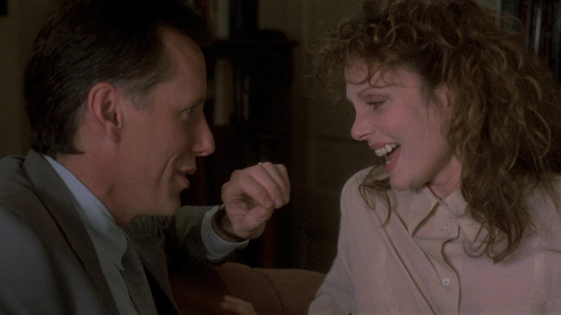 James Woods and Lesley Ann Warren in Cop (1988)