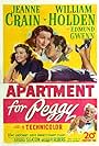 William Holden, Jeanne Crain, and Edmund Gwenn in Apartment for Peggy (1948)