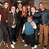 Lindsay Lohan, Heather McDonald, Brad Wollack, Mike Rock, Dylan Bruce, Chuy Bravo, and Fortune Feimster in Chelsea Lately (2007)