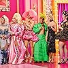 Pakita, Sagittaria, Drag Sethlas, Juriji Der Klee, Onyx, Samantha Ballentines, Pink Chadora, Pupi Poisson, and Hornella Góngora in Drag Race España All Stars (2024)