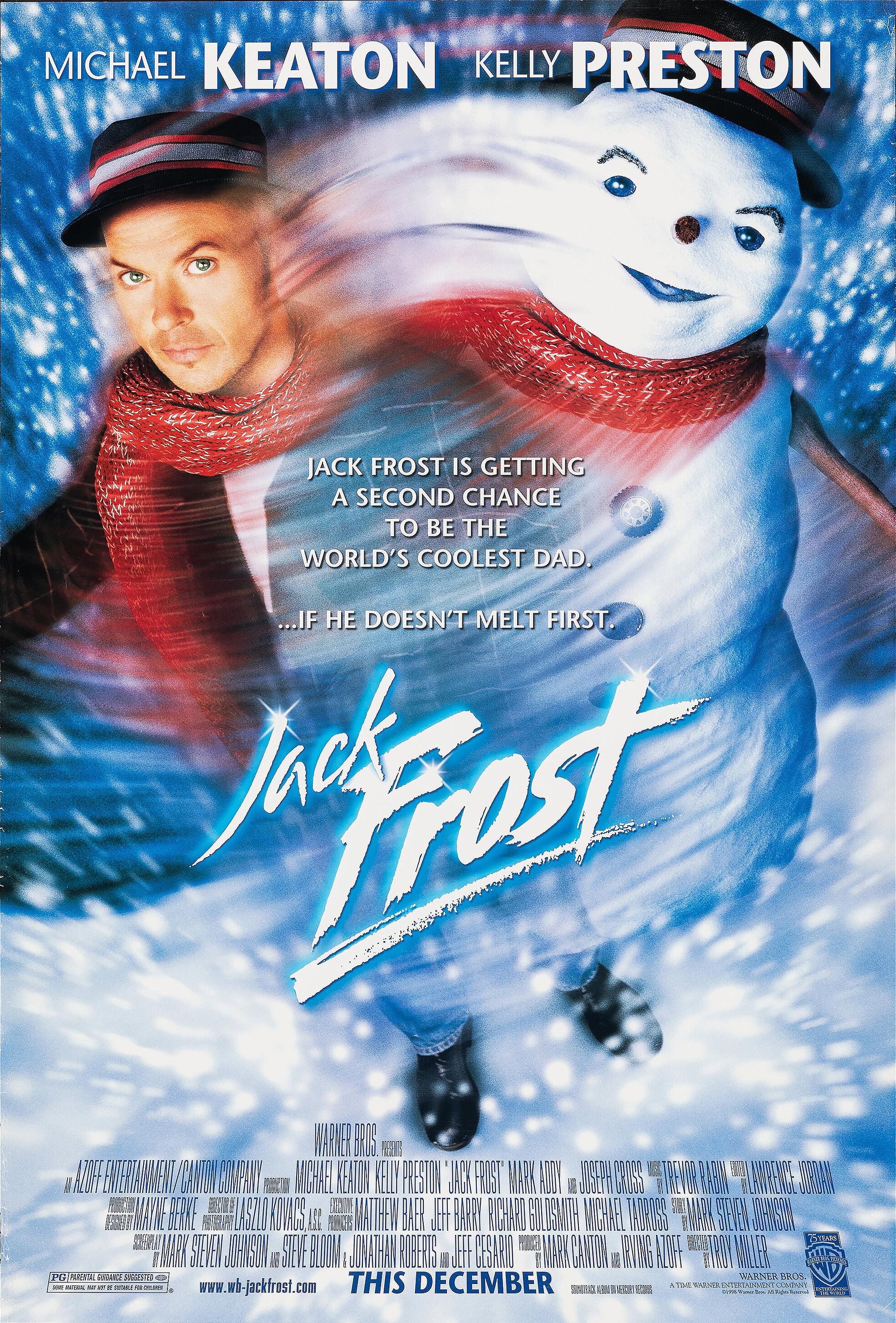 Michael Keaton and Kelly Preston in Jack Frost (1998)