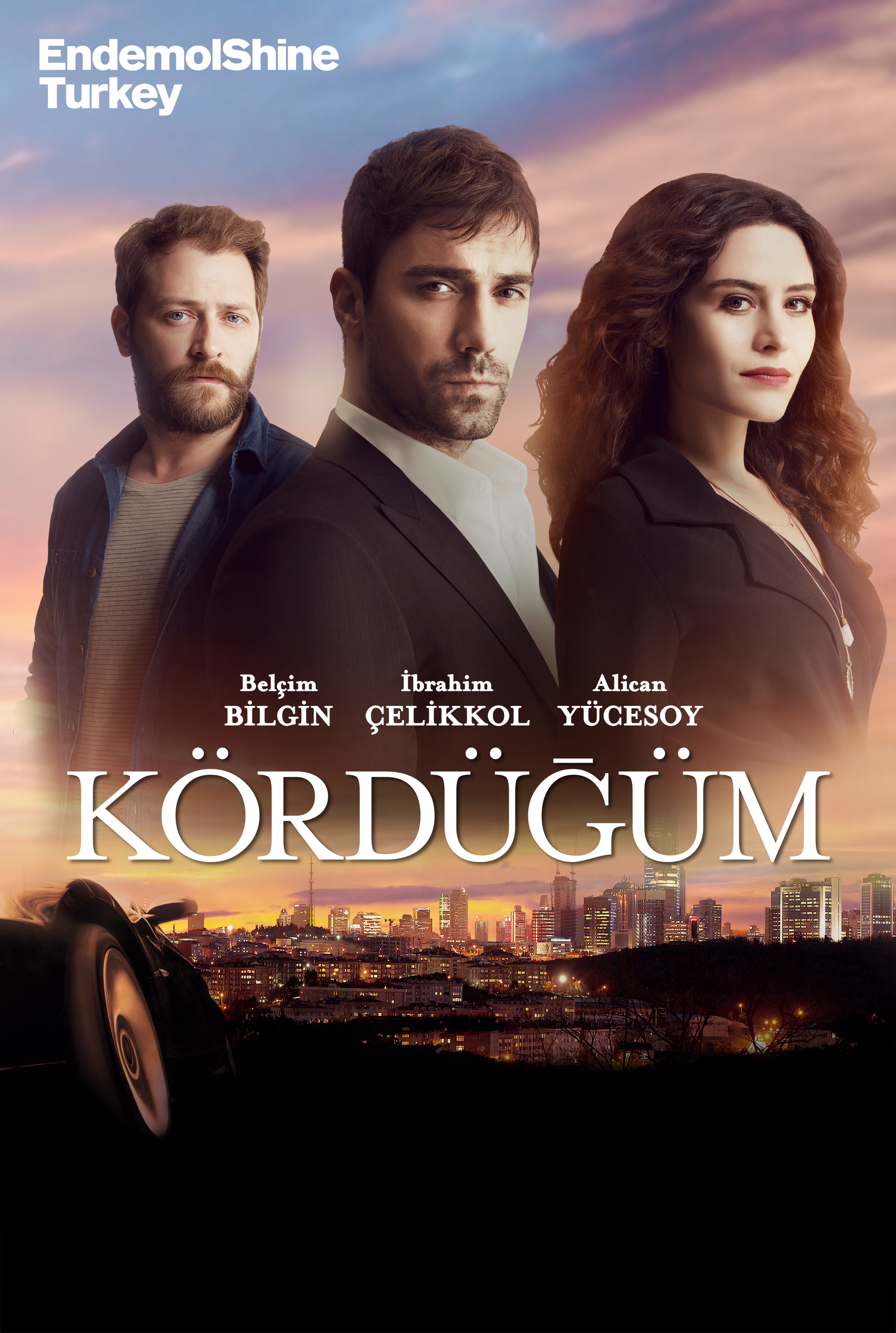 Belçim Bilgin, Alican Yücesoy, and Ibrahim Celikkol in Kördügüm (2016)