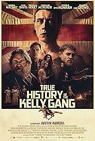 Russell Crowe, Essie Davis, Nicholas Hoult, Charlie Hunnam, George MacKay, and Orlando Schwerdt in True History of the Kelly Gang (2019)