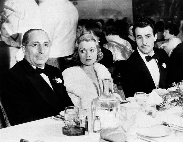 Constance Bennett, Louis B. Mayer, and Gilbert Roland