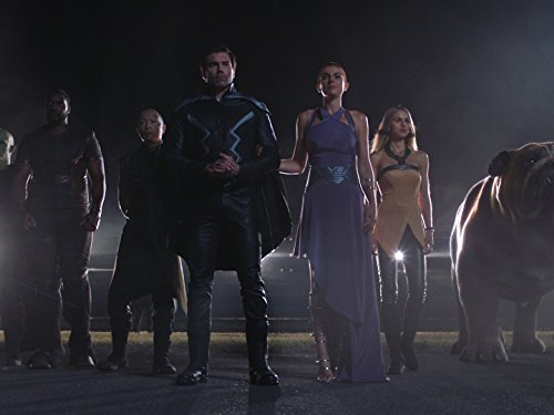 Ken Leung, Anson Mount, Serinda Swan, Mike Moh, Eme Ikwuakor, and Isabelle Cornish in Inhumans (2017)