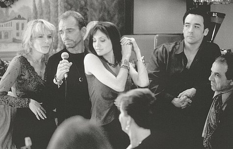 John Cusack, Billy Bob Thornton, Cate Blanchett, and Angelina Jolie in Pushing Tin (1999)