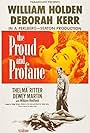 William Holden and Deborah Kerr in The Proud and Profane (1956)