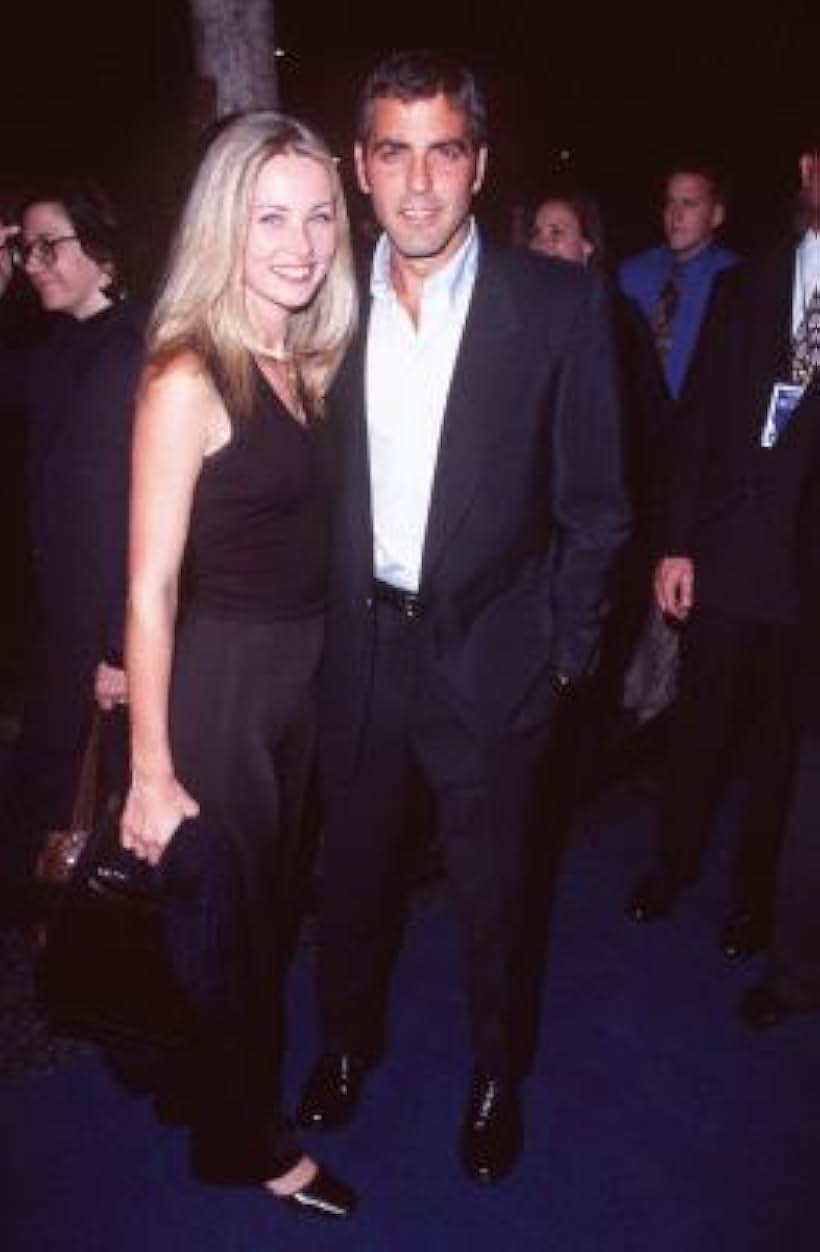 George Clooney and Céline Balitran at an event for The Peacemaker (1997)