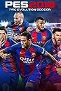 Lionel Messi, Andrés Iniesta, Luis Suárez, and Neymar Jr. in Pro Evolution Soccer 2018 (2017)