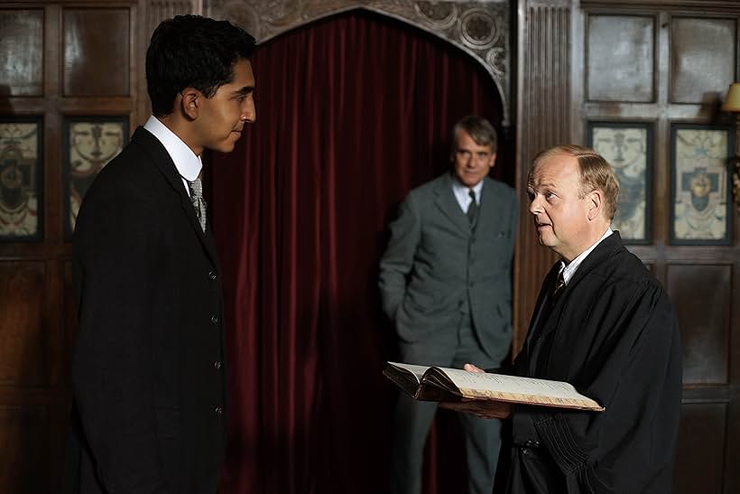 Jeremy Irons, Toby Jones, and Dev Patel in The Man Who Knew Infinity (2015)