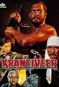 Nana Patekar, Danny Denzongpa, Dimple Kapadia, and Paresh Rawal in Krantiveer (1994)