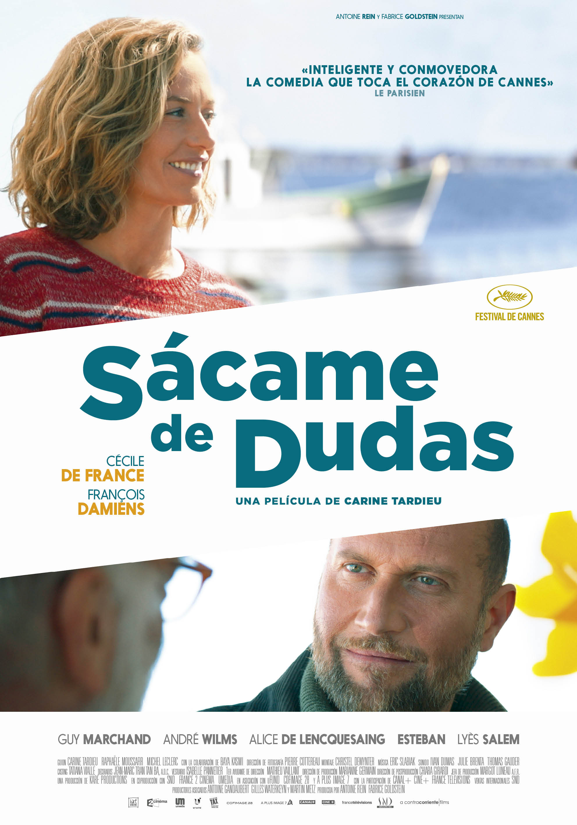 Cécile de France and François Damiens in Just to Be Sure (2017)