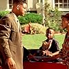 Will Smith, Vivica A. Fox, and Ross Bagley in Independence Day (1996)