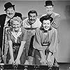 Oliver Hardy, Patricia Ellis, Billy Gilbert, Minna Gombell, and Stan Laurel in Block-Heads (1938)