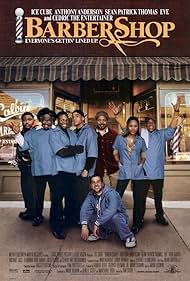 Ice Cube, Troy Garity, Anthony Anderson, Cedric The Entertainer, Sean Patrick Thomas, Michael Ealy, Eve, and Leonard Earl Howze in Barbershop (2002)