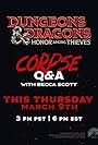 Dungeons & Dragons: Honor Among Thieves Corpse Q&A (2023)