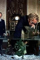 Pierre Richard, Jean Bouise, Michel Duchaussoy, and Jean Rochefort in The Return of the Tall Blond Man (1974)