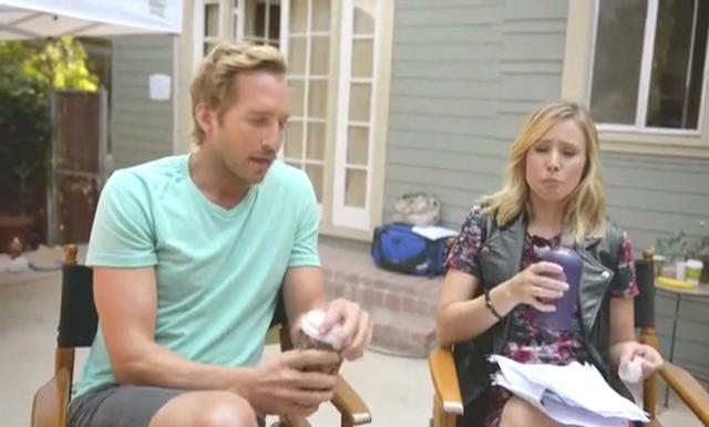 Kristen Bell and Ryan Hansen in Play It Again, Dick (2014)