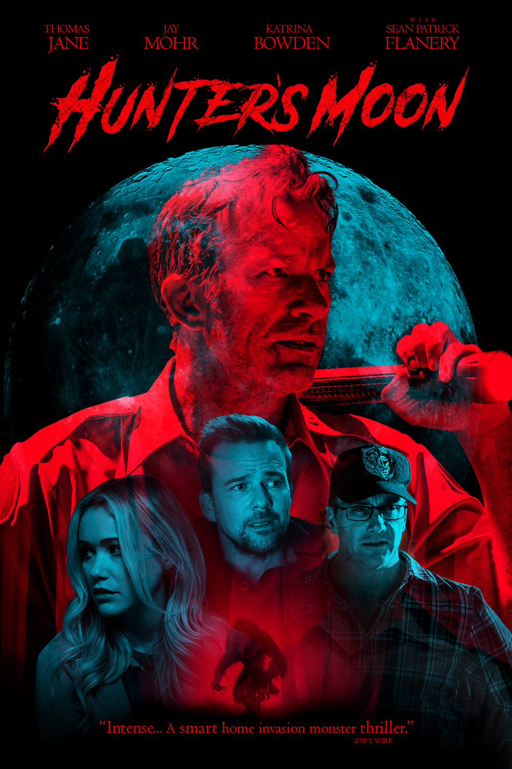 Sean Patrick Flanery, Jay Mohr, Thomas Jane, and Amanda Wyss in Hunter's Moon (2020)