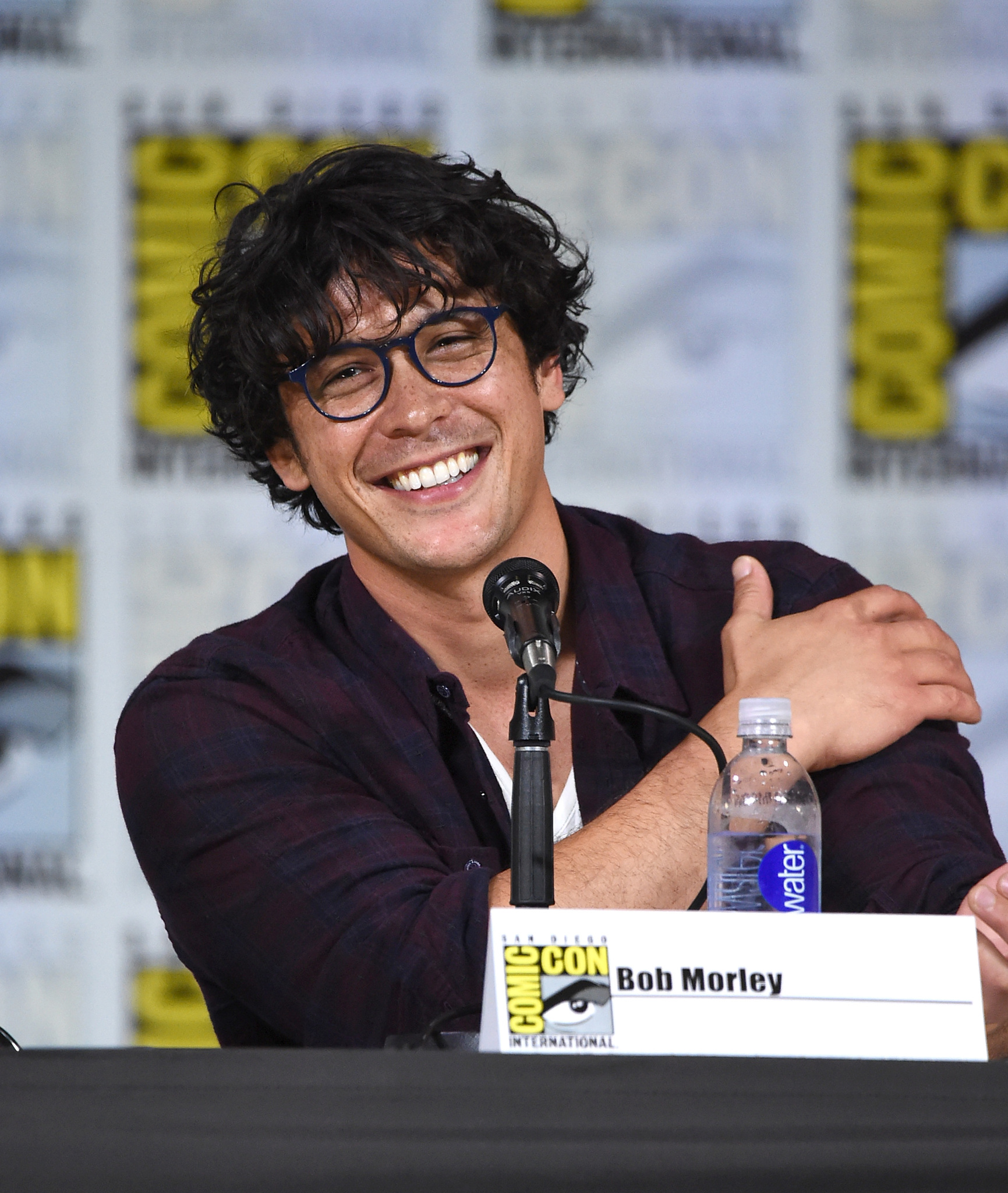 Bob Morley at an event for The 100 (2014)