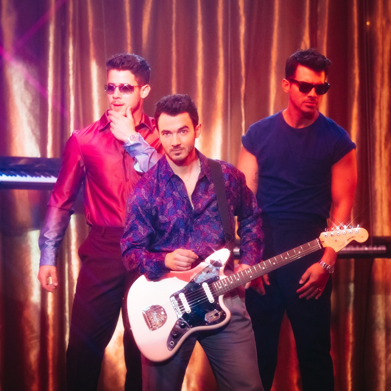 Jonas Brothers, Kevin Jonas, Joe Jonas, and Nick Jonas in Jonas Brothers: Only Human (2019)