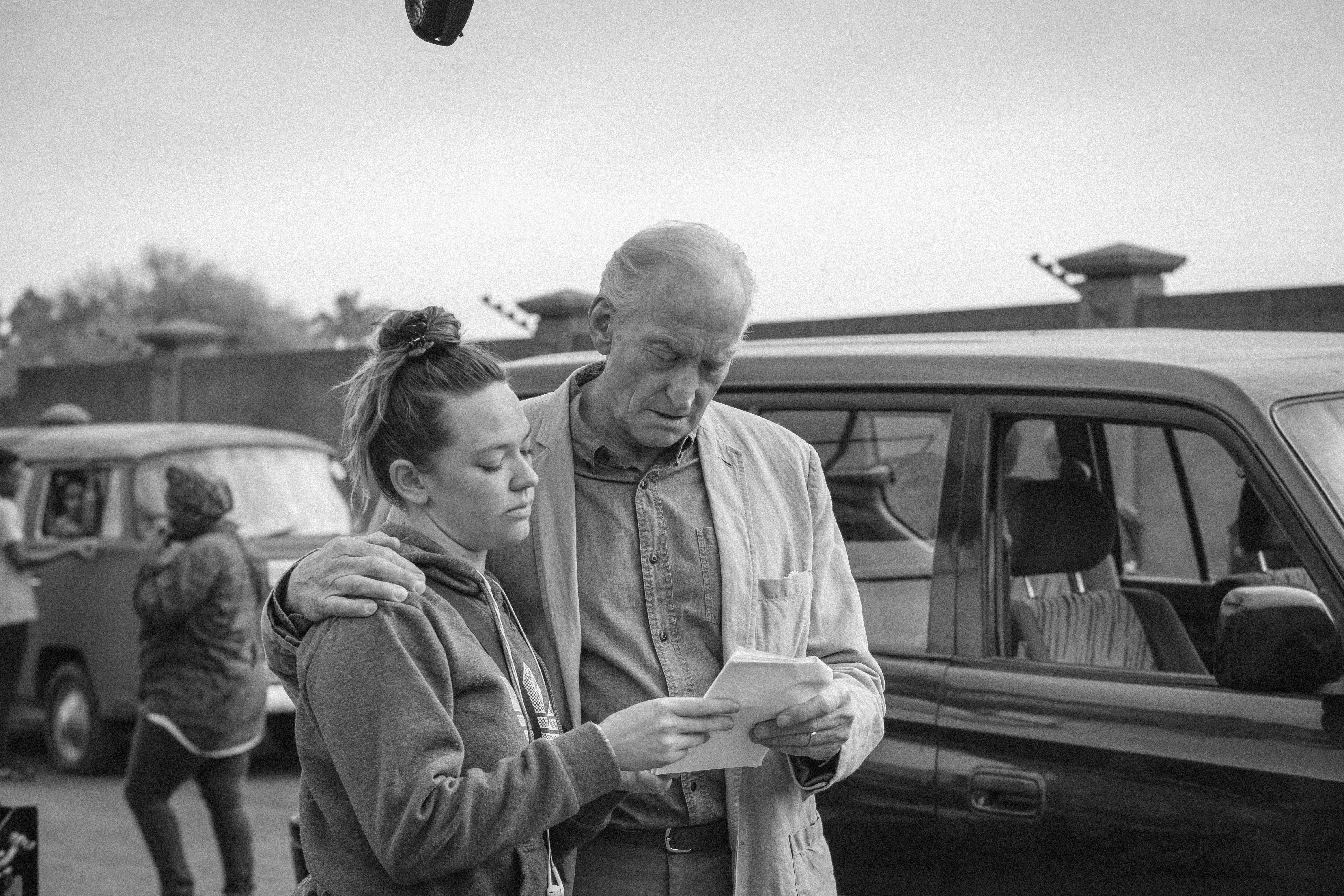 BTS 'The Widow' with thespian Charles Dance.