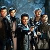 Walter Koenig, William Shatner, James Doohan, DeForest Kelley, and George Takei in Star Trek III: The Search for Spock (1984)