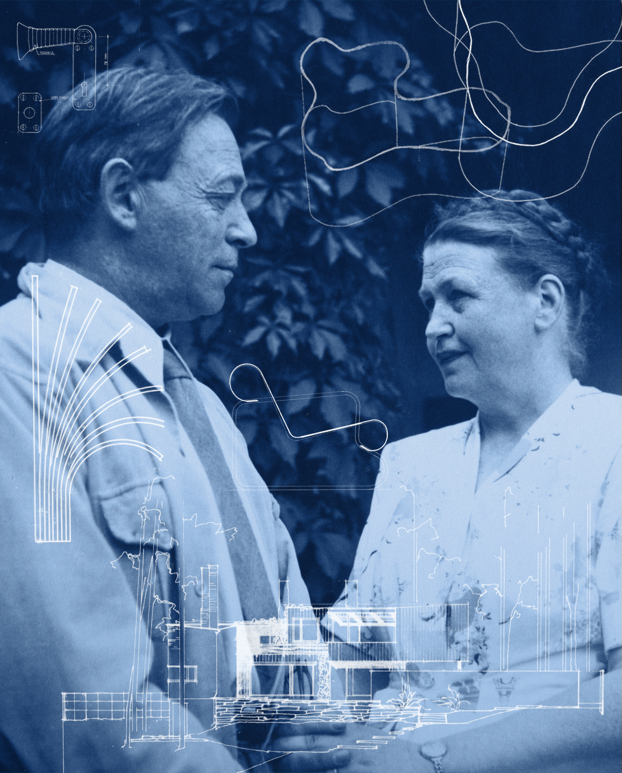 Aino Aalto and Alvar Aalto in Aalto: Architect of Emotions (2020)