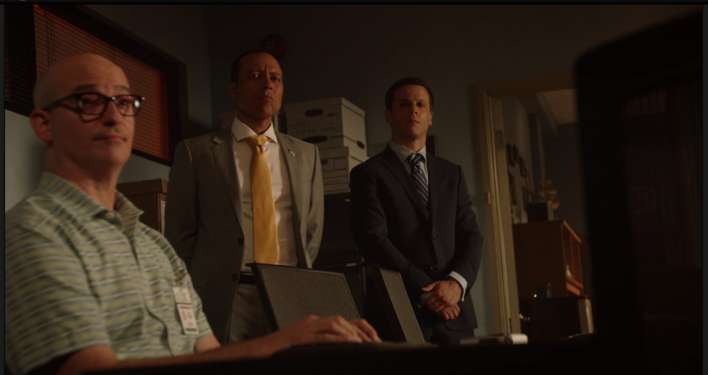 Yancey Arias, Jeff Sumner, and Micah Cohen in Rosewood (2015)