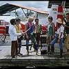 Luca Barbareschi, Francesca Ciardi, Perry Pirkanen, Carl Gabriel Yorke, and Guillermo in Cannibal Holocaust (1980)