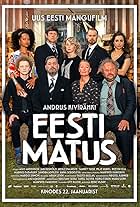 Hilje Murel, Merle Palmiste, Jan Uuspõld, Peeter Oja, Ago Anderson, Tambet Tuisk, Sandra Ashilevi, Anna Sergejeva, and Markus Habakukk in Eesti matus (2021)