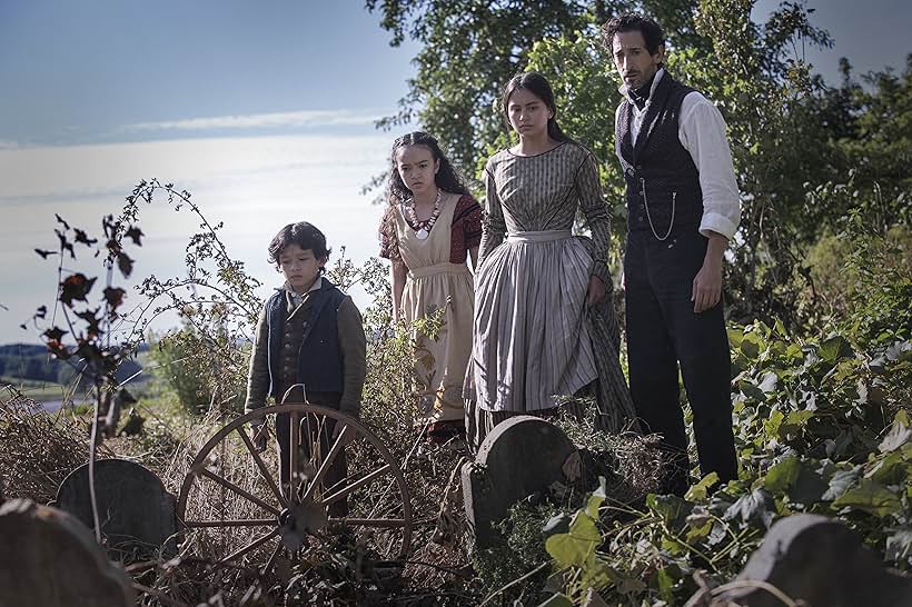 Adrien Brody, Jennifer Ens, Sirena Gulamgaus, and Ian Ho in Chapelwaite (2021)