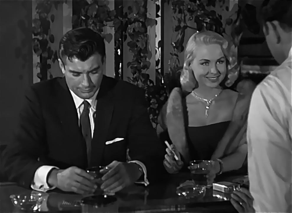 John Bromfield and Joi Lansing in Hot Cars (1956)