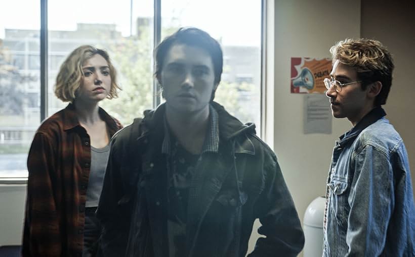 Peyton List, Spencer Macpherson, and Nick Pugliese in School Spirits (2023)