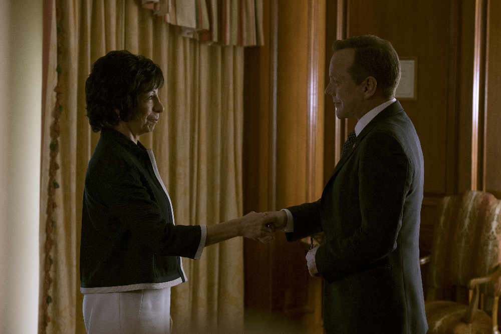 Kiefer Sutherland and Jocelyne Zucco in Designated Survivor (2016)