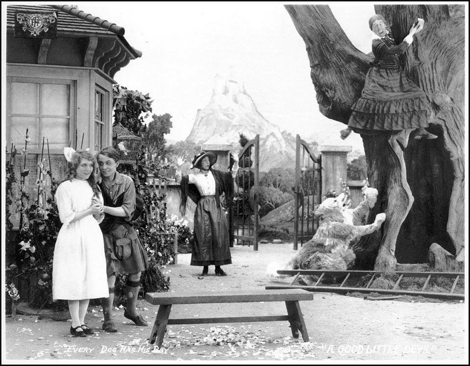 Mary Pickford and Ernest Truex in A Good Little Devil (1914)