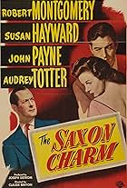 Susan Hayward, Robert Montgomery, and John Payne in The Saxon Charm (1948)