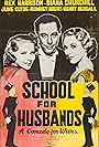 Rex Harrison, Diana Churchill, and June Clyde in School for Husbands (1937)