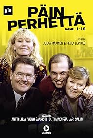 Antti Litja, Outi Mäenpää, Vieno Saaristo, and Jari Salmi in Päin perhettä (1992)