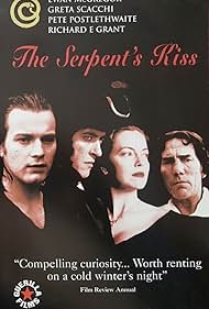 Ewan McGregor, Pete Postlethwaite, Greta Scacchi, and Richard E. Grant in The Serpent's Kiss (1997)