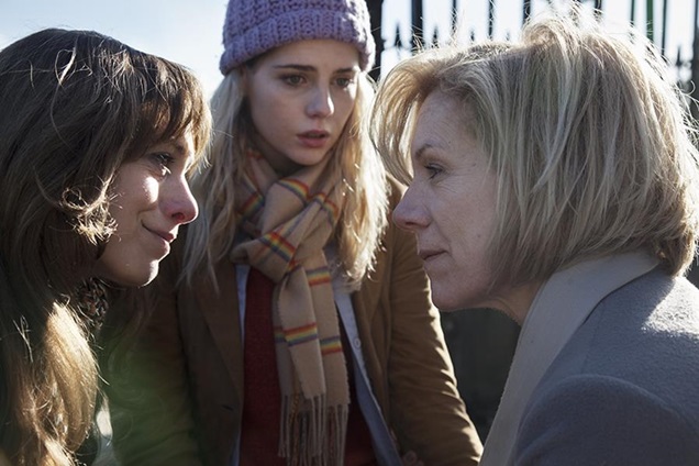 Jodhi May, Juliet Stevenson, and Lucy Boynton in Let Me Go (2017)