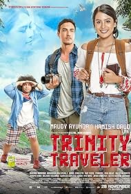 Maudy Ayunda, Babe Cabita, and Hamish Daud in Trinity Traveler (2019)