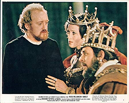 Anthony Hopkins, Judy Parfitt, and Nicol Williamson in Hamlet (1969)