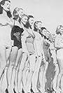 Lola Albright, Mary Bezemes, Marguerite Campbell, Lorraine Clark, Cathy Dart, Irmgard Dawson, Vicki Vann, Loreli Vitek, Camille Williams, Shirley Wilson, Helen Angus, Pat Paul, Zell Russell, Barbara Wolf, and Renee Barbara Donatt in Beauty on Parade (1950)